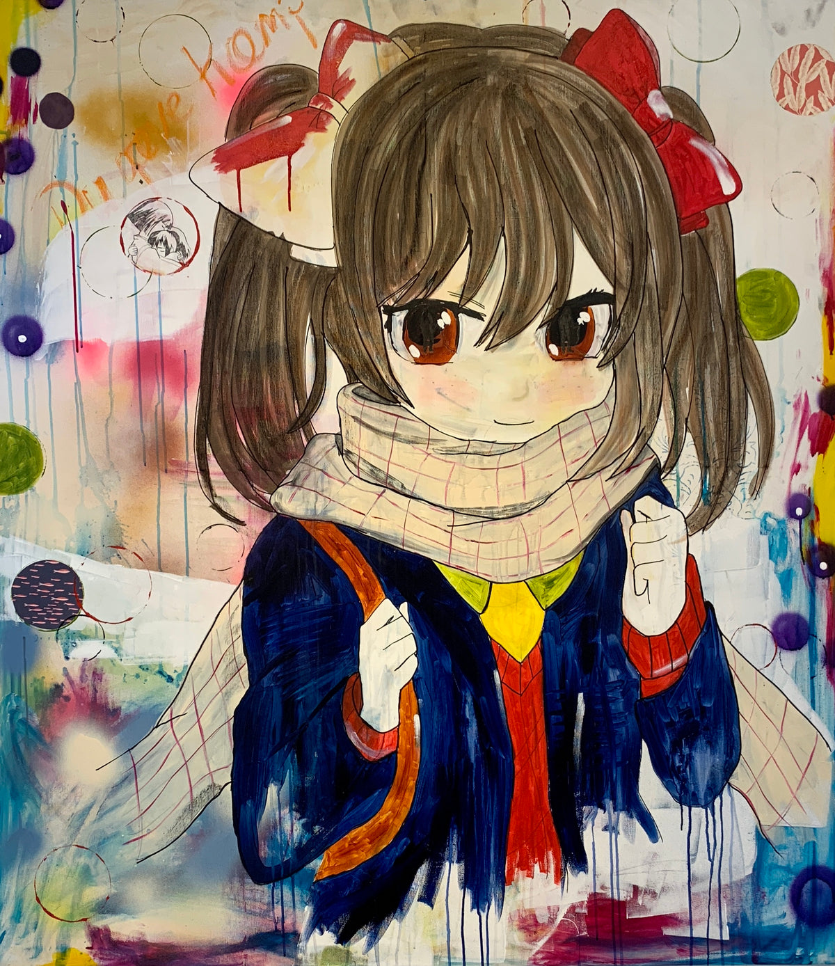 (SOLGT) SWEET LITTLE DEVIL, 130x150 cm