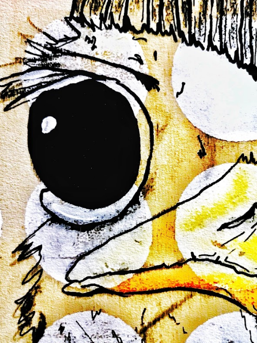 (UDSOLGT) Ukuelig - Giclée , 40x60 cm (indrammet 70x50 cm)