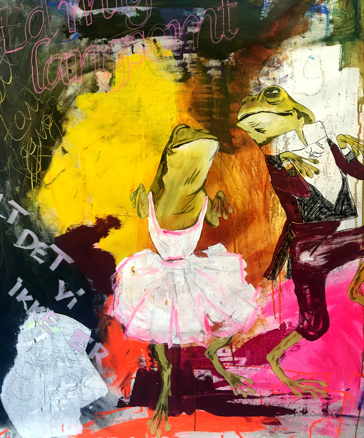 Fake It Till You Make It - Giclée , 40x40 cm (indrammet 50x50)