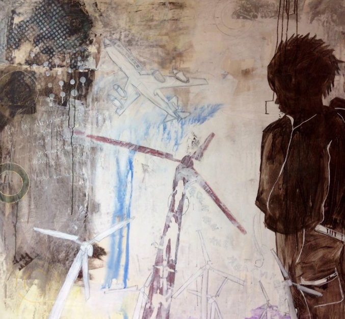 Verden Kan Ikke Tåle At Vi Fejler, 145x140 cm