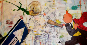 Dreng, 120x80 cm