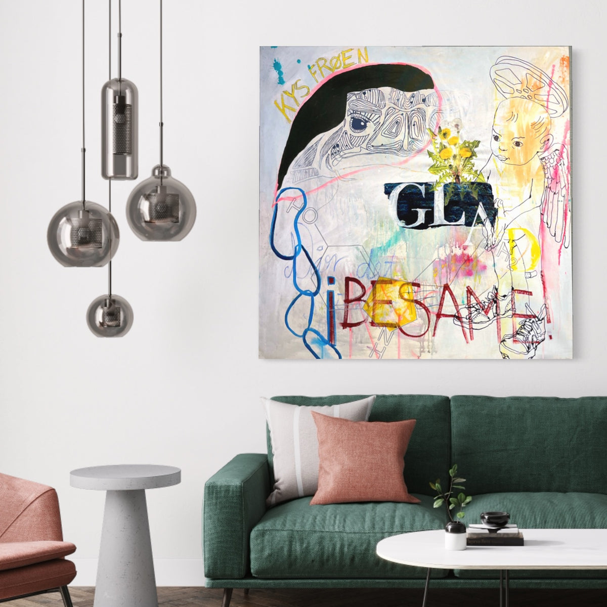 Bésame, 100x100 cm (SOLGT)
