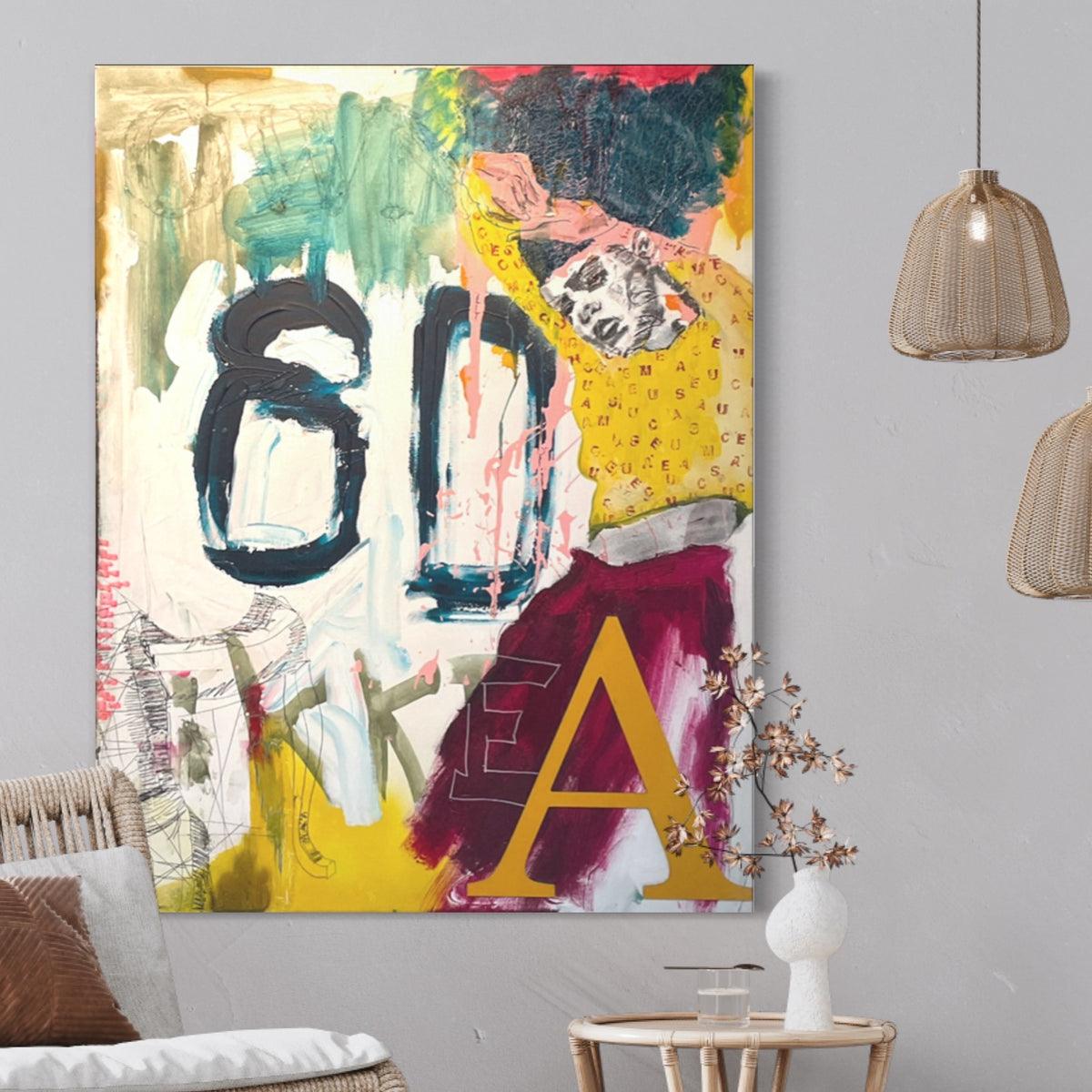 NOIR, 80x100 cm
