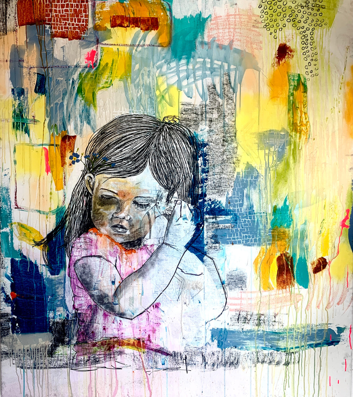 Forglem mig ej, 165x140 cm